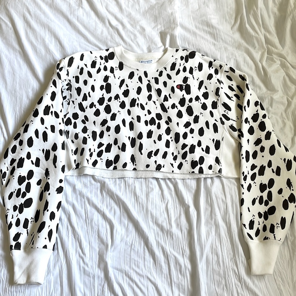 Limited edition crop crewneck